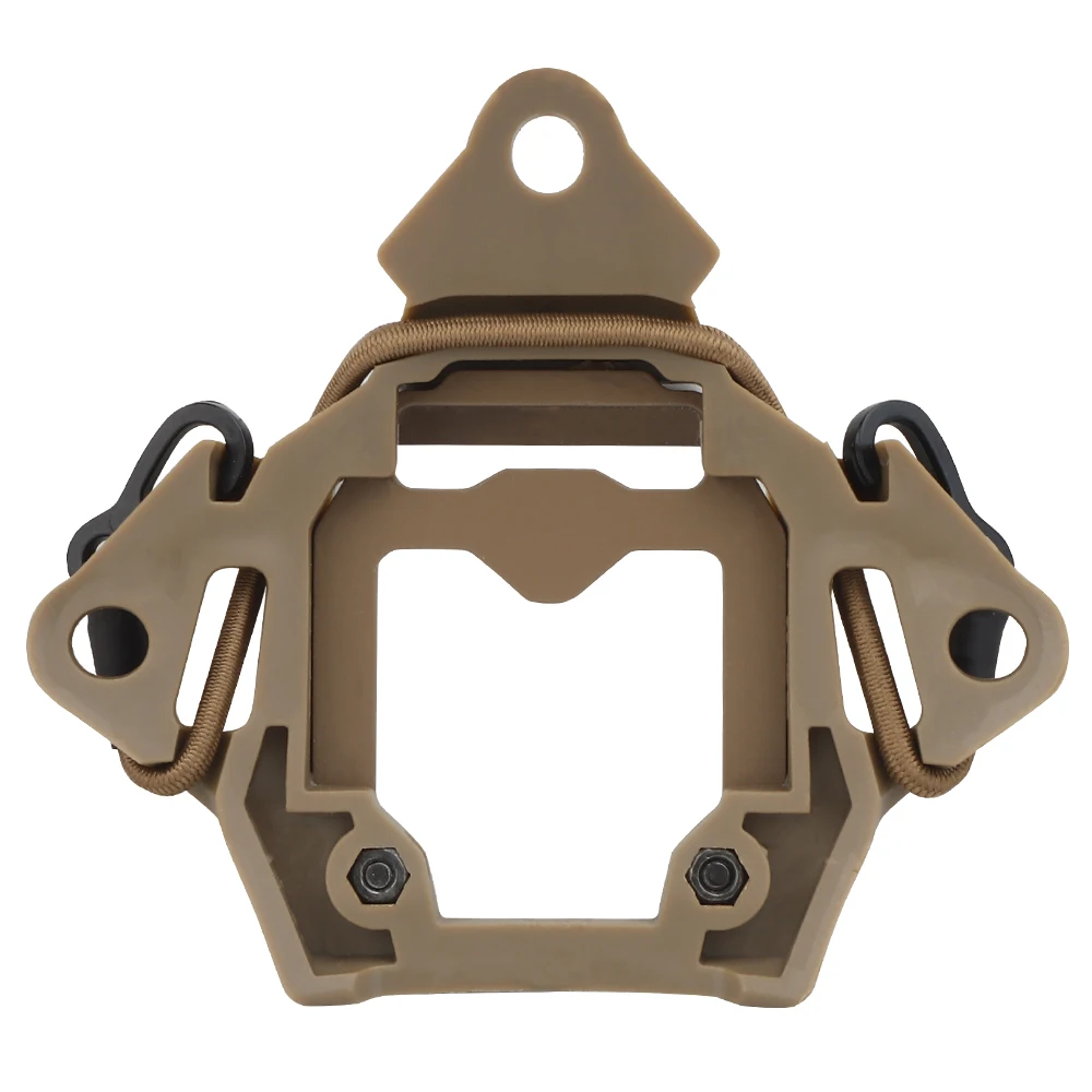 Vas Shroud NVG Mount with Bungee Cord Attachment Modular Bungee Shroud for Tactical Fast Helmet Night Vision Metal Bracket Base