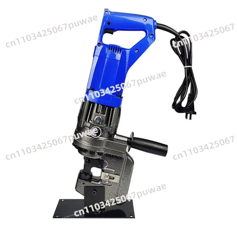 1200W Electric Hydraulic Metal Punch Portable Angle Steel Punch Flat Washer Punching Machine for Metal Working