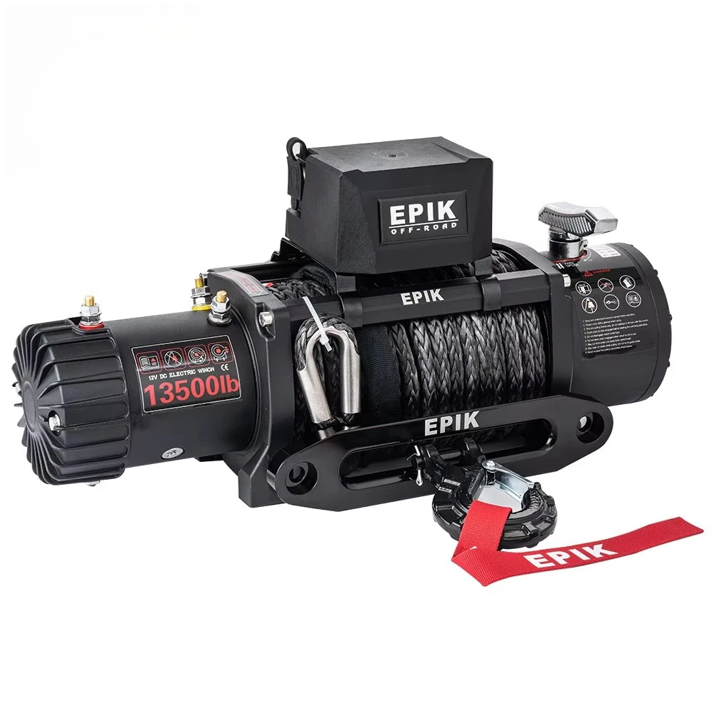 13500LBS 12V Electric Winch With Wireless Remote Control Heavy Duty Off Road Recovery Winch For 4X4 Car Truck SUV