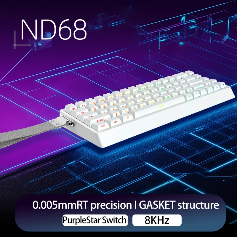IROK ND63 MAX/ULTRA/ND68 Pro 0.001mm ラピッドトリガー 8000HZ SOCD