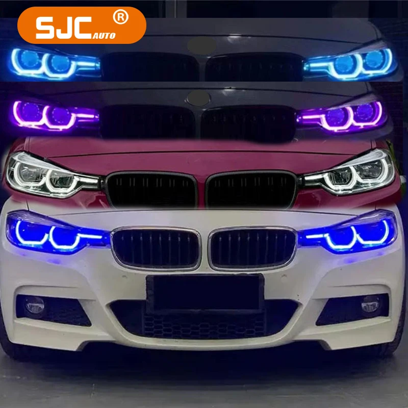 Auto Plug and Play RGB Drl Module for B M W 3 Series F30 F31 F35 2016-2019 LCI LED Headlights Switchable Color Drl Module Kits