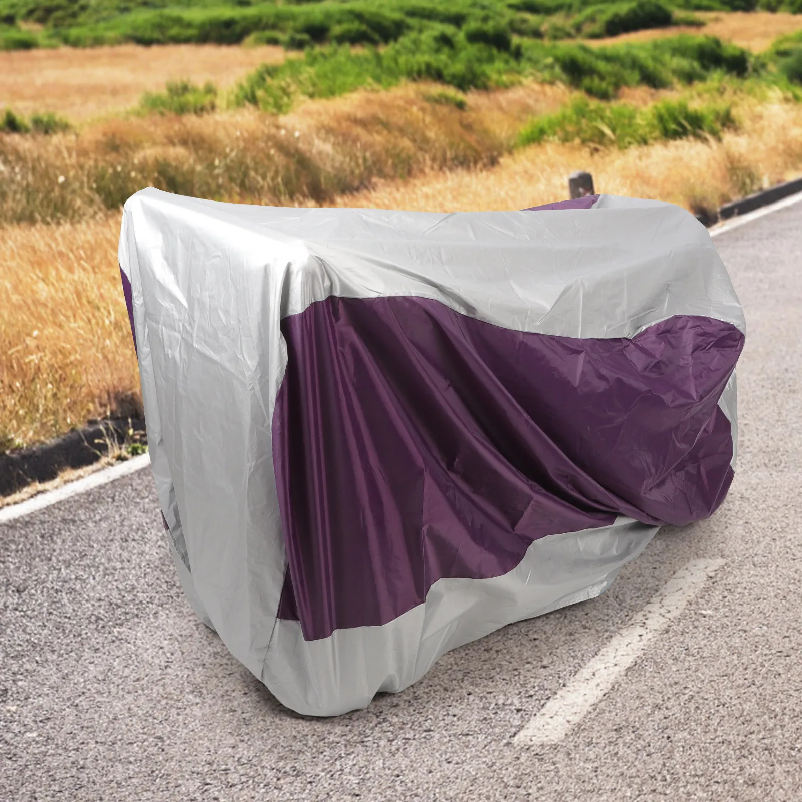 

Motorcycle Cover Waterproof Outdoor Protective Electromobile Cover Lightweight Rainproof Uv Proof Full Protection Universal Fit