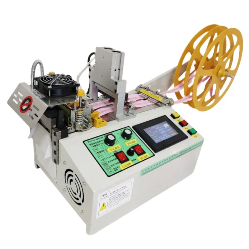 Elastic Fabric Tape and Webbing Ribbon Hot Knife Cutting Machine Tape Machine Cutting