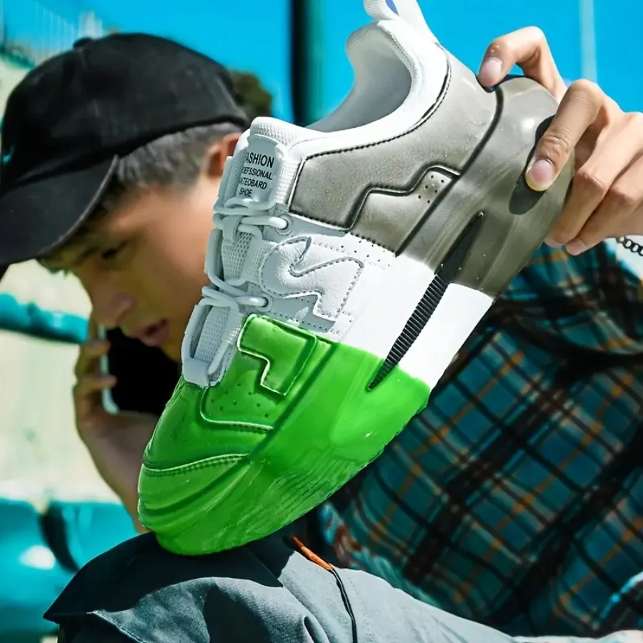 

Новая коллекция 2026: Модные мужские туфли в европейском стиле с эффектом увеличения роста, на толстой подошве, цвета «Дофаминовый спрей»