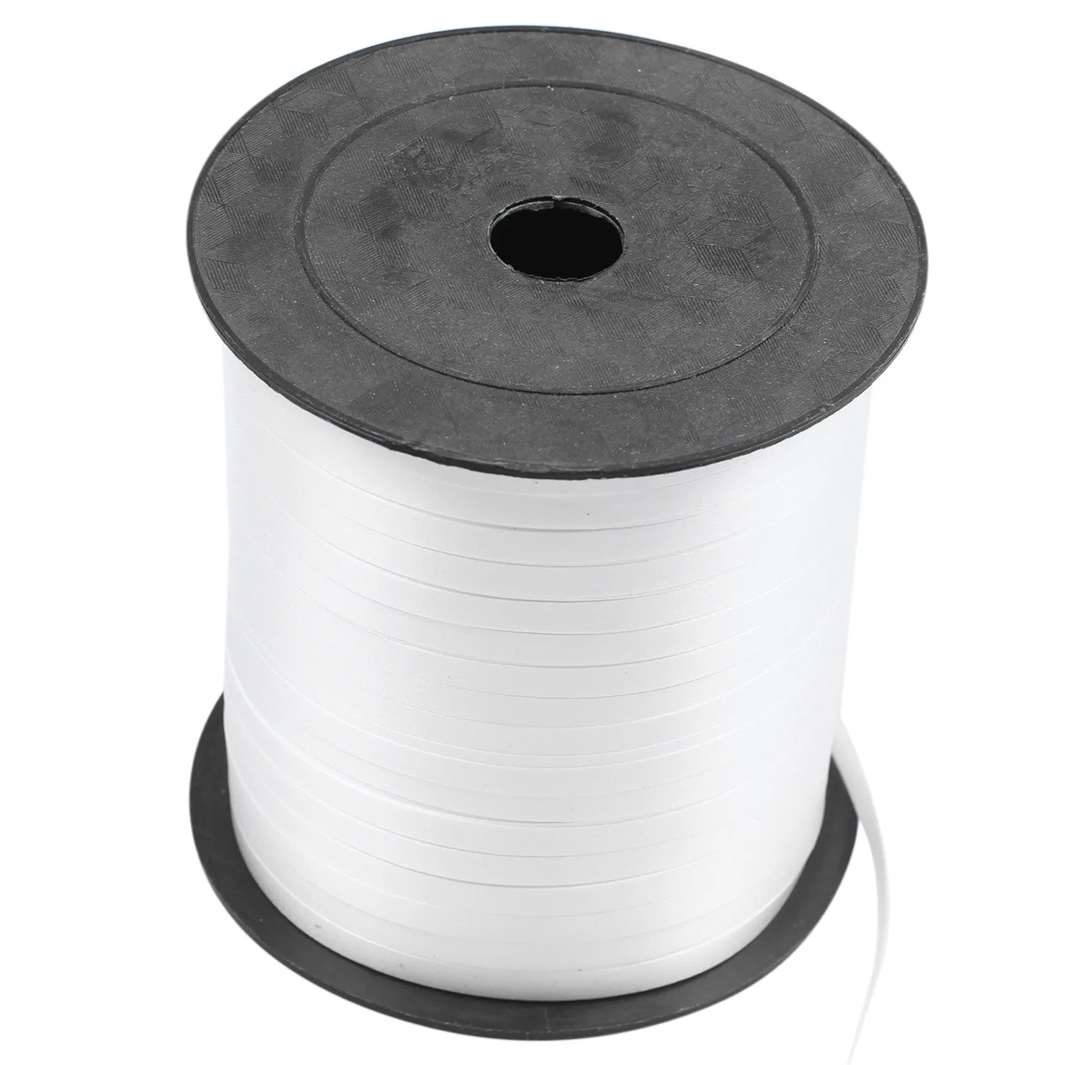 

A9oP- 1 Roll Balloon Ribbon 225m 5mm for Wedding Party（white）