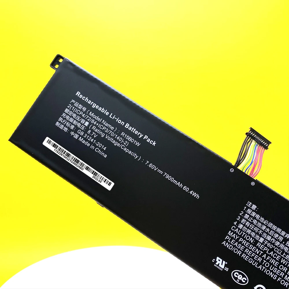 NEW 7.6V 60.4Wh 7900mAh R15B01W Laptop Battery For Xiaomi Pro i5 15.6\