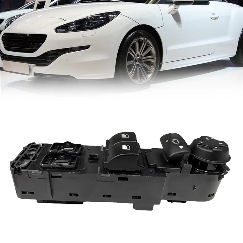 Sakelar kontrol jendela Master mobil Button 6490FW 6490FX untuk Peugeot RCZ 2010-2015 tombol kaca spion Lift elektrik