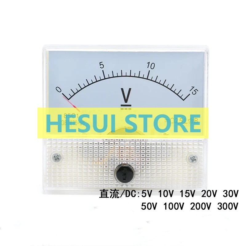 Type 85C1 5V 10V 20V 30V 50V 100V 200V 300V DC pointer voltmeter DC voltage meter head