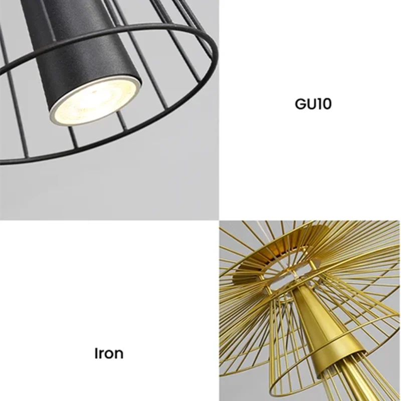Gravity Origin Chandelier Luxury lustre black amd gold Flying Saucer Hanging Lamps for Dining Room kitchen suspension Lighting