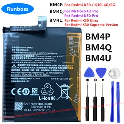 BM4U BM4P BM4Q Original Battery For Xiaomi Redmi K30 Pro Mi Poco F2 Pro Redmi K30 K30i 4G 5G K30 Ultra Supreme Version Batteries