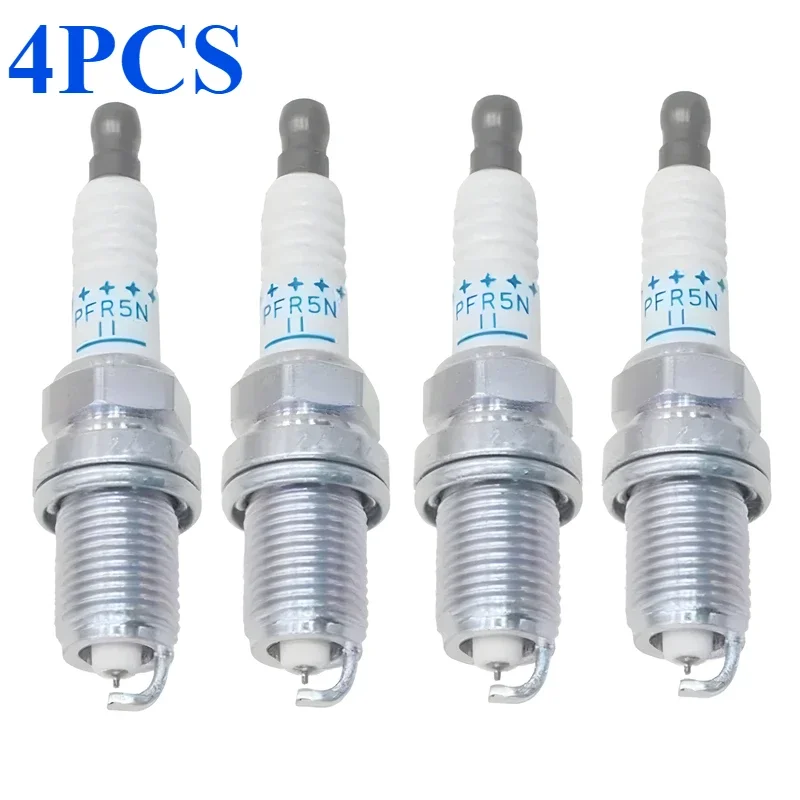 

4pcs 18817-11051 Platinum Spark Plug PFR5N11 fit for Kia MAGENTIS 2.5 2001- OPIRUS RIO II SORENTO I SPORTAGE G6BA G4GC G6DA G6CU