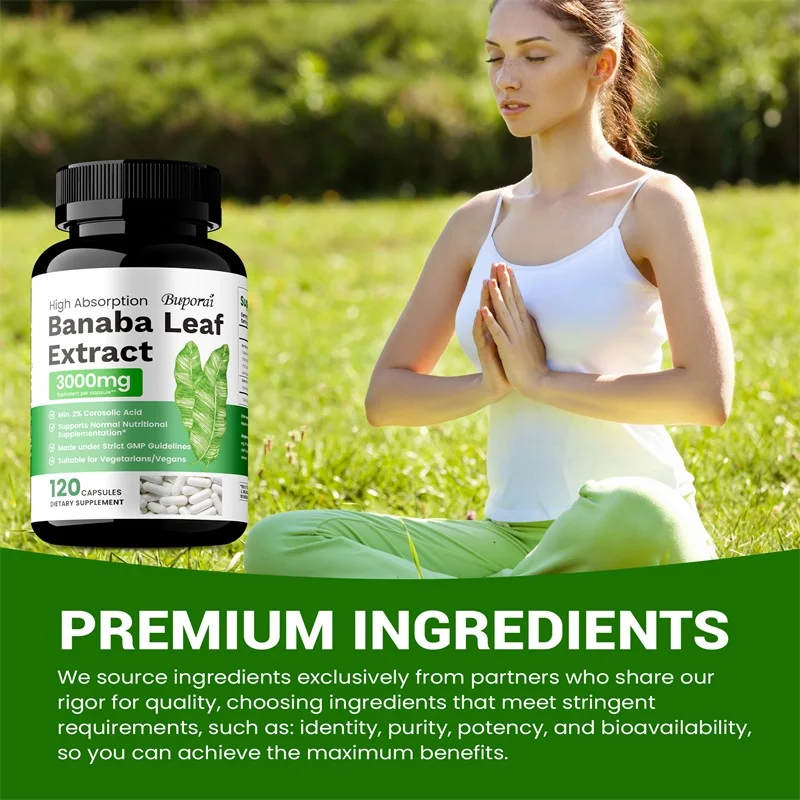 مستخلص أوراق الموز 3000 مجم - يعزز امتصاص المغذيات، ويحكم في مستويات السكر في الدم، والتمثيل الغذائي، ويدعم الصحة العامة #6