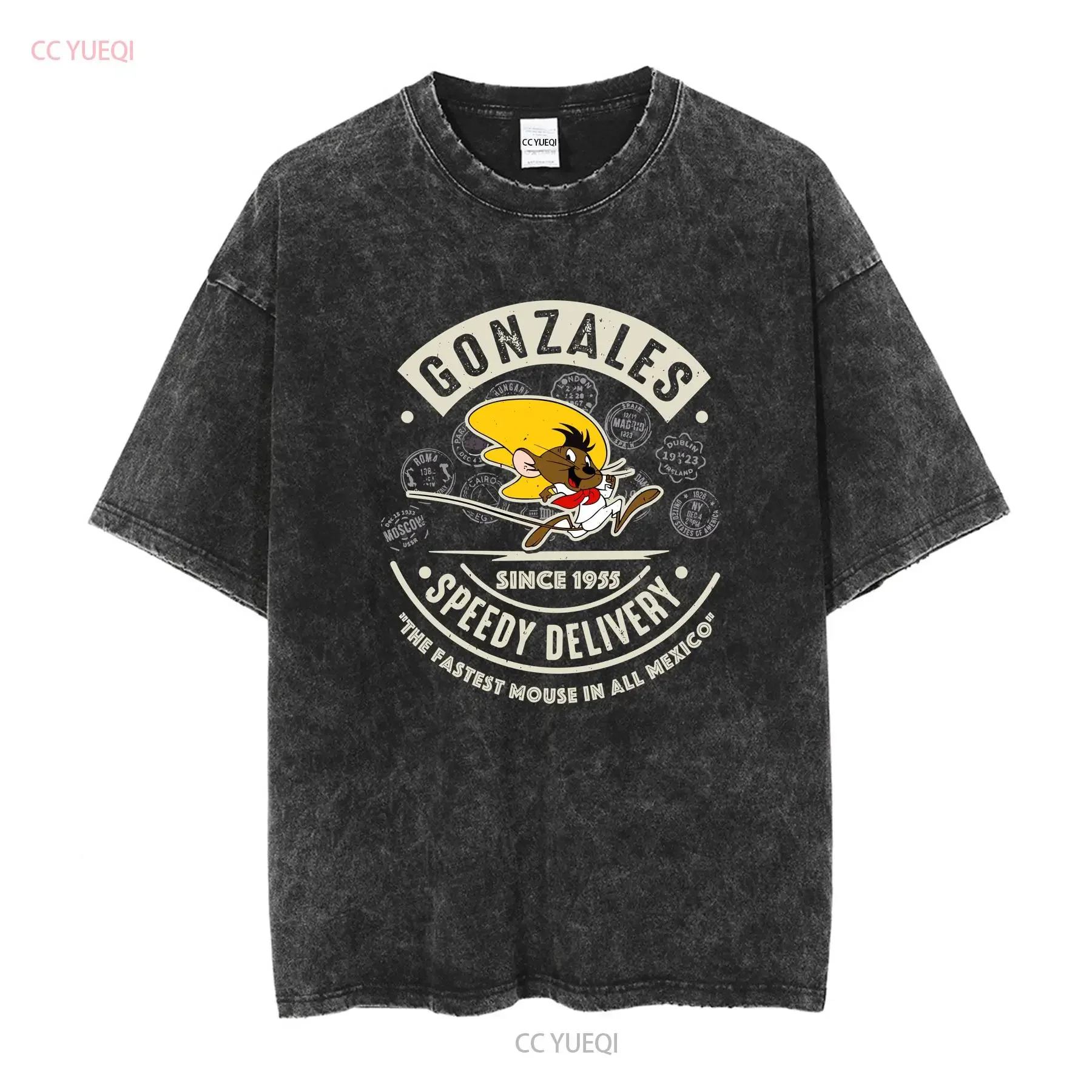 Gonzales Speedy Delivery Service Softstyle T Shirt long or short sleeves vintage Washed Soft Comfortable designer clothes