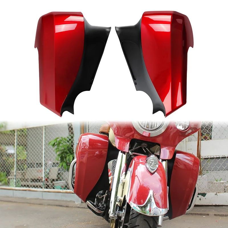 Motorcycle Mustache Engine Guard Bar Lower Vented Fairing For Indian Springfield 2016-2023 Chief Classic 2014-2018 17 Dark Horse