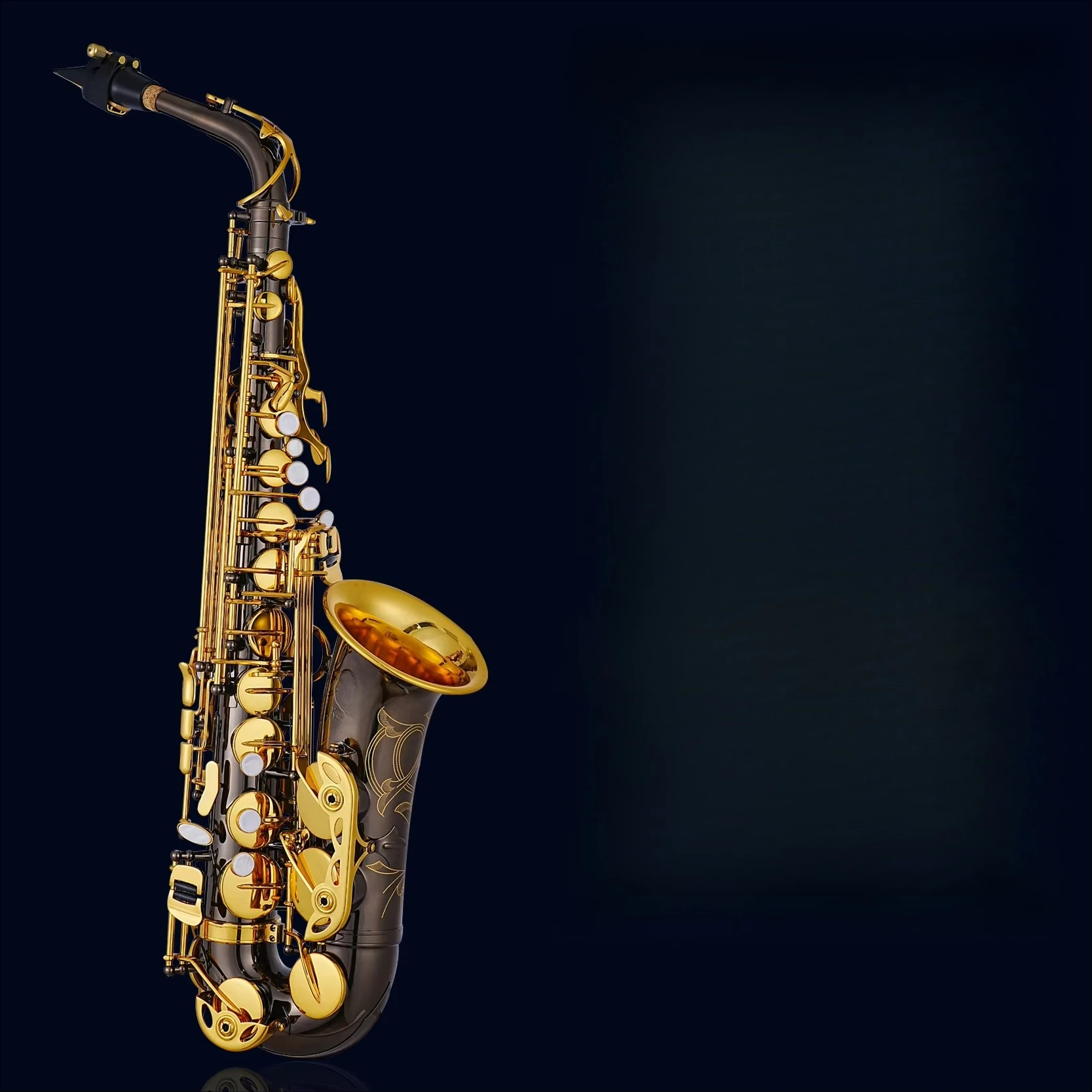 KUNO KAS-801 Eb Alto Saxophone Black Lacquer طالب المبتدئين الأداء المهني آلات النفخ الخشبية #3