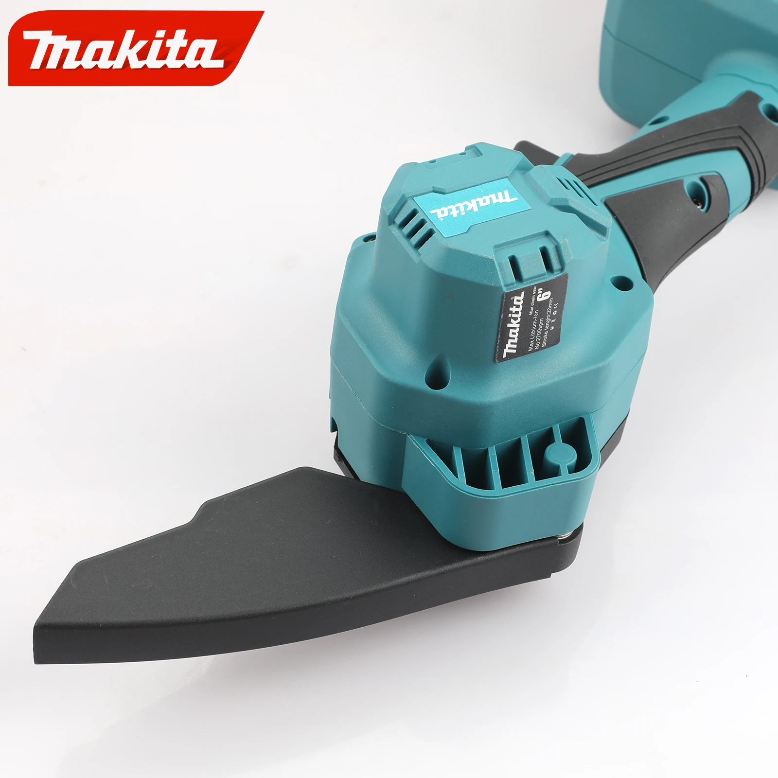 Makita – scie à main simple avec batterie au Lithium sans balais 18V, pour usage domestique, petite scie à bois de chauffage portative, Portable pour l'extérieur