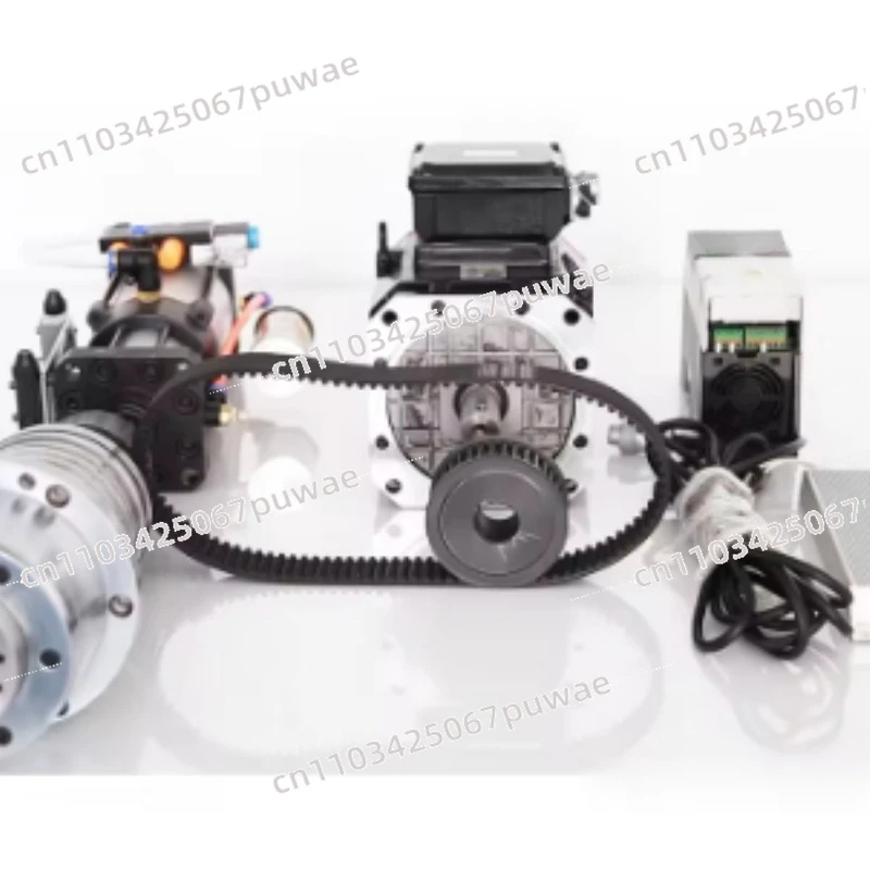 Through Spindle Outer Water Channel BT40 120mm 6000rpm Belt Driving Spindle Center Hole Coolant