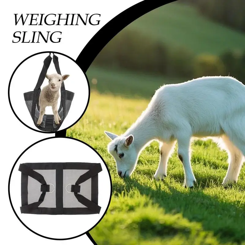 Calf Sling For Weighing Nylon Weight Scale Slings For Small Animals Livestock Lifting Straps Comfortable Halter For Rabbits