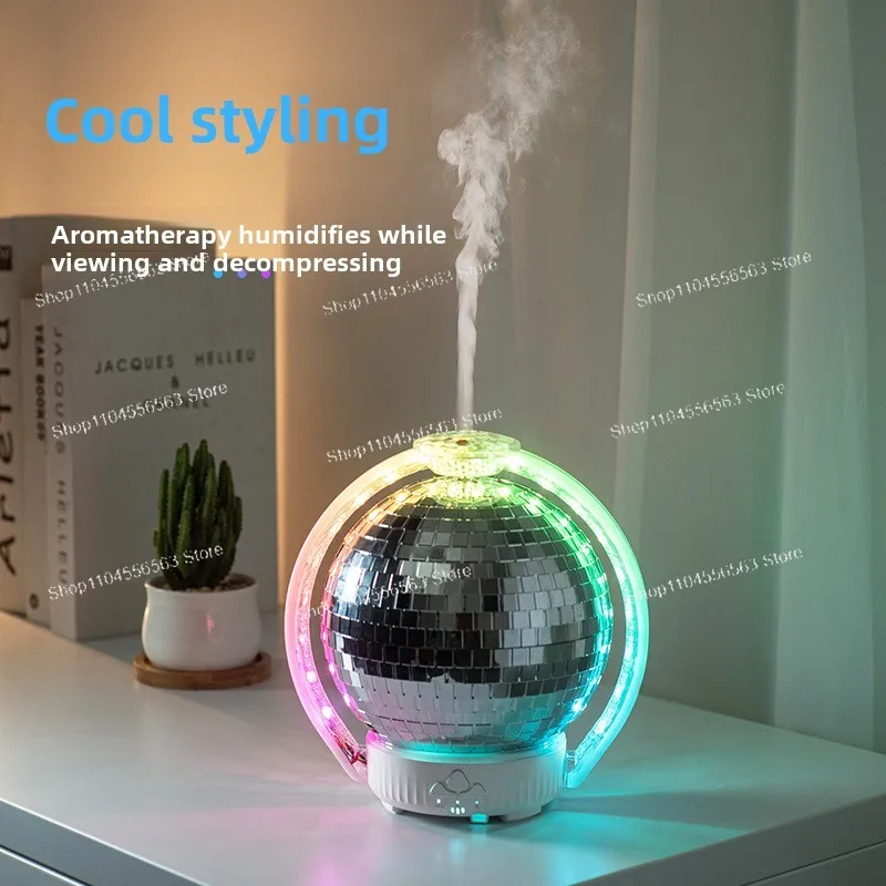 Sfera rotante colorata, umidificatore automatico per fragranze, macchina per aromaterapia, la versione aggiornata può mettere l'olio essenziale.
