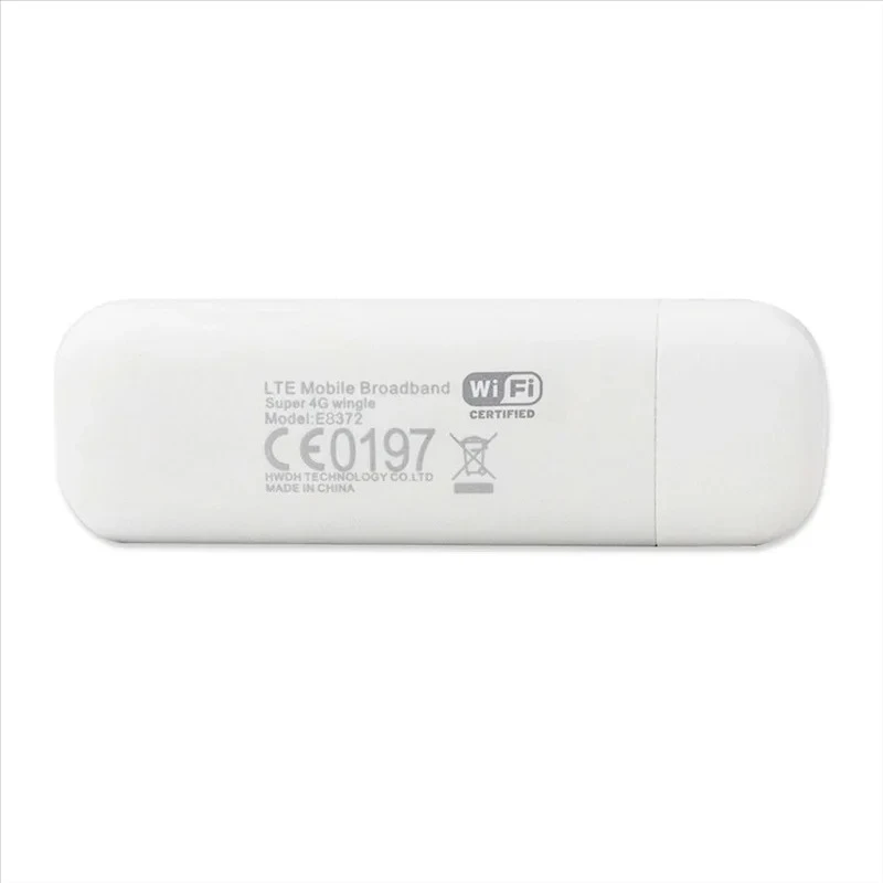 E8372 4G USB WIFI Dongle E8372H-153 Router 4G Sim Card Wireless Router 150Mbps External Antenna Port with 2 Antenna