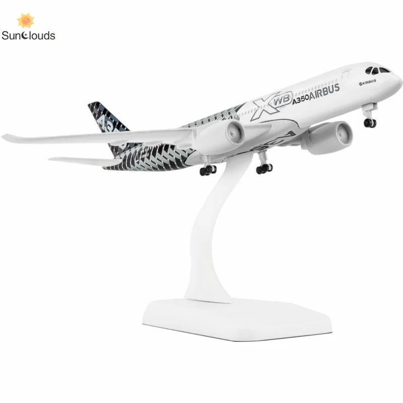 1:300 Scale Airbus A350 Web Model Plane Diecast Model Aircraft Kits for Collection and Gift