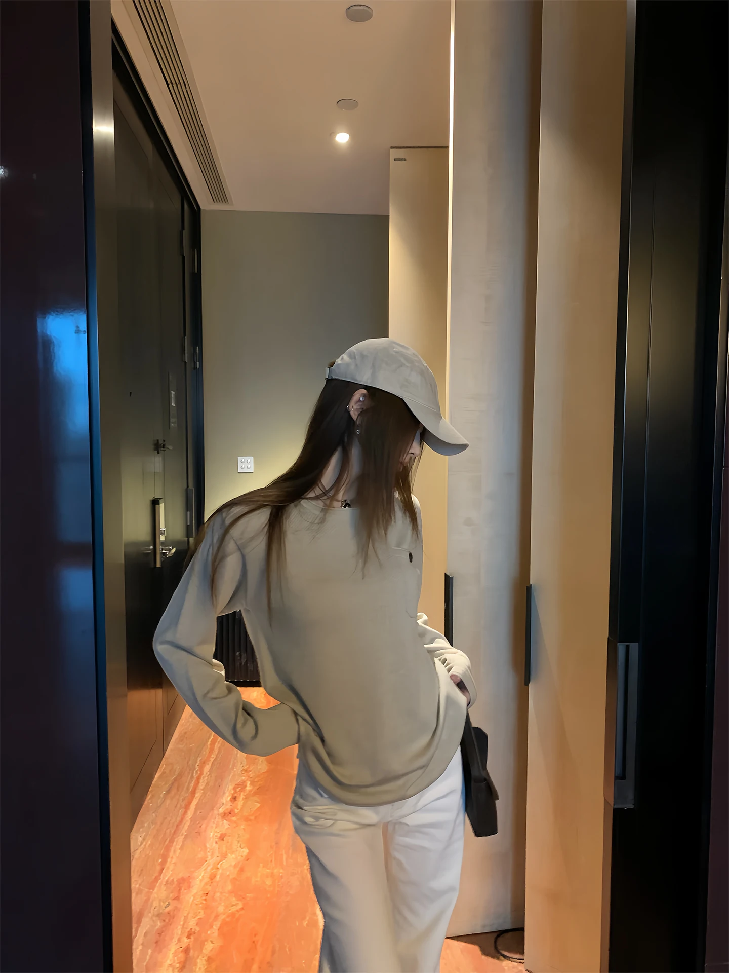 

Loose Women's Woolen Knitted Sweater Casual Sle Spring Faion Orange Tree Where Are You Lightweight Breathable Sunade