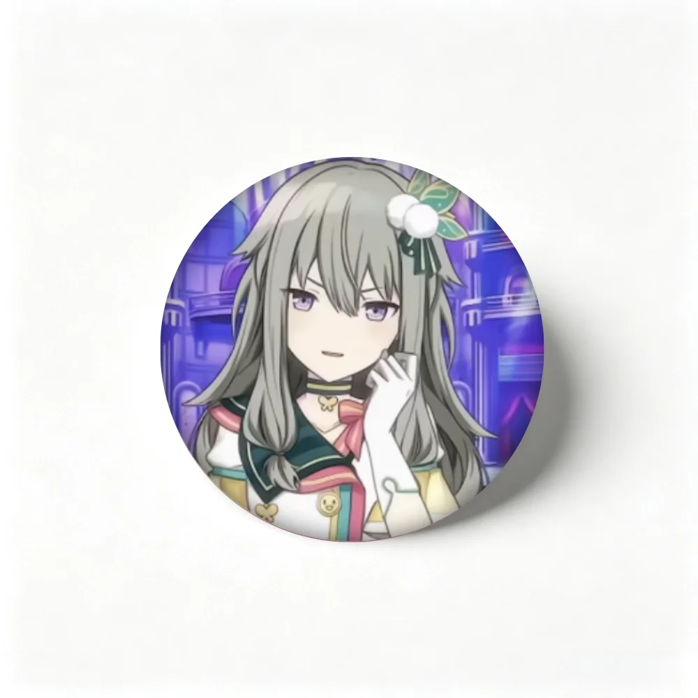 Anime Pins Project SEKAI Nene Kusanagi Brooch, Cute Cartoon Badge for Clothing Bag Accessories