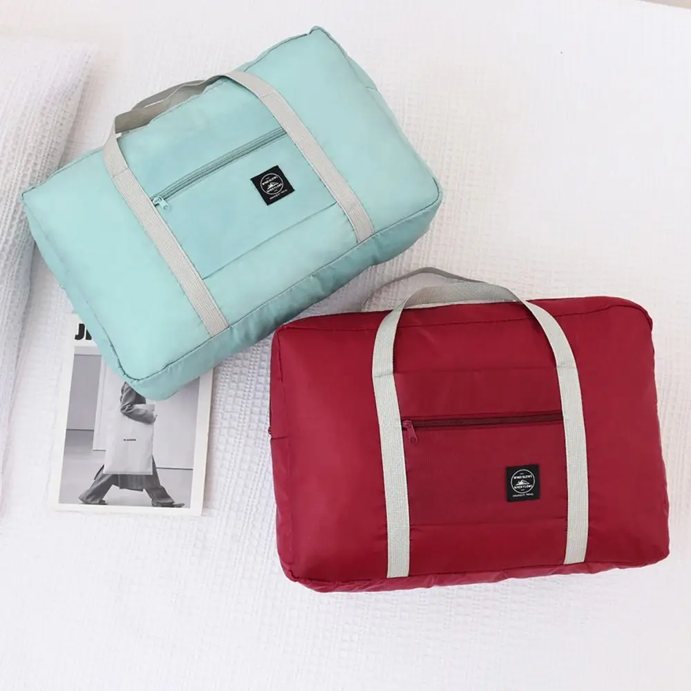 Bolsa Duffle Dobrável para Viagem Bolsas Multifuncionais, Bolsa de Bagagem de Grande Capacidade, Tecido Oxford, Bolsa de Armazenamento Moda