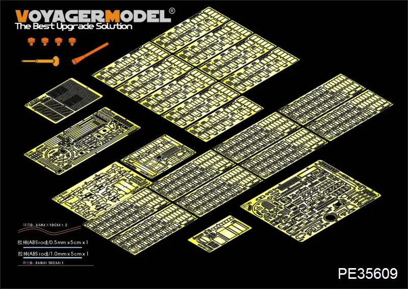 

Voyager Model PE35609 1/35 Scale Modern Russian T-62 ERA Medium Tank Mod.1962 Basic (For TRUMPETER 01555)