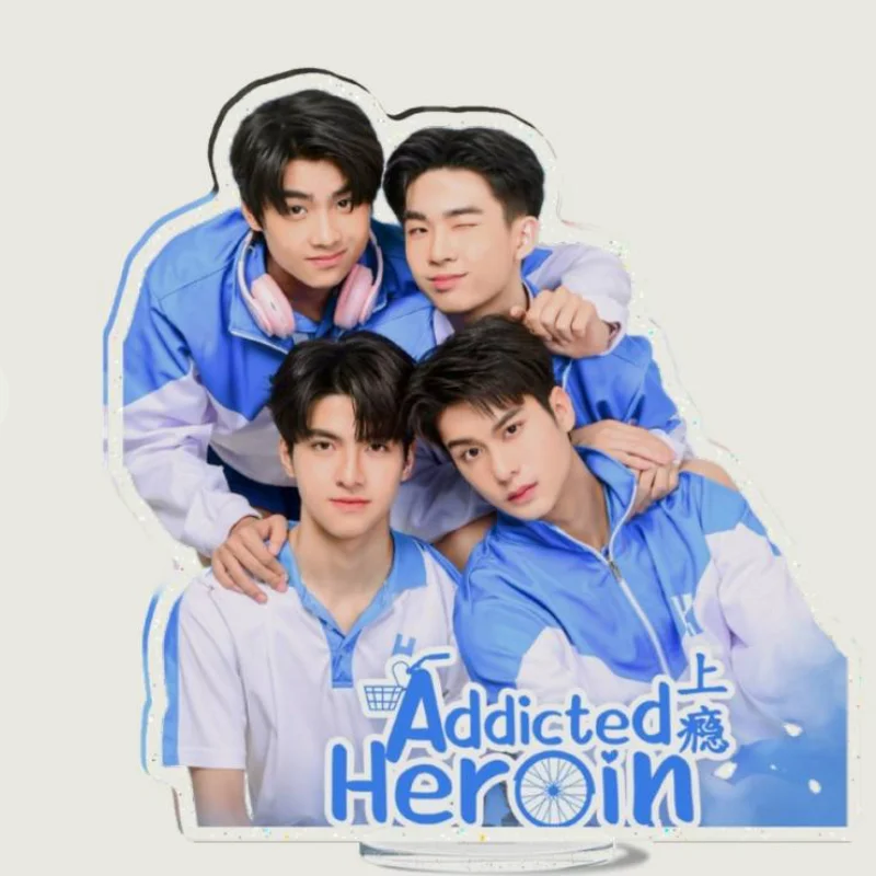 Augustmac Newyearjur Poster 12cm Stand Up Thai TV Addicted Herion Drama Stills Humanoid Stop Sign Desktop Decor Ornaments