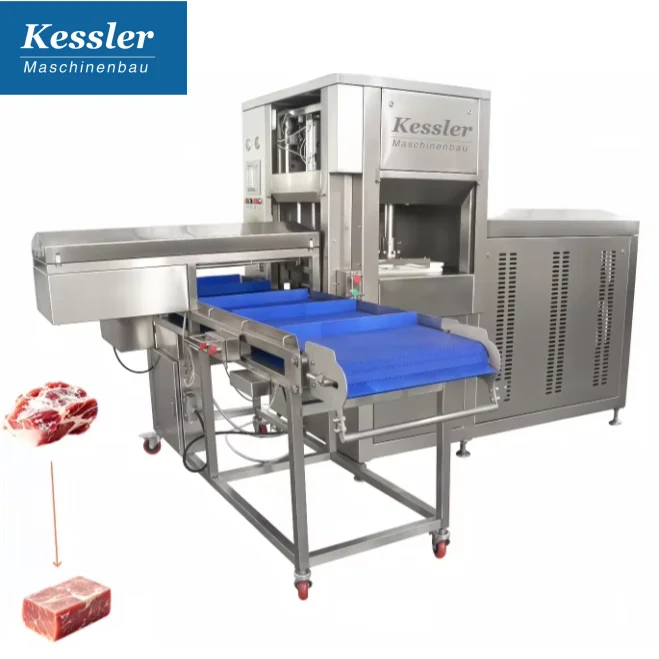 2026 New Kessler Automatic 3D Meat Forming Machine Hydraulic 304 Stainless Steel Frozen Beef Pork Shaping Press 5-6 Sets/Minute
