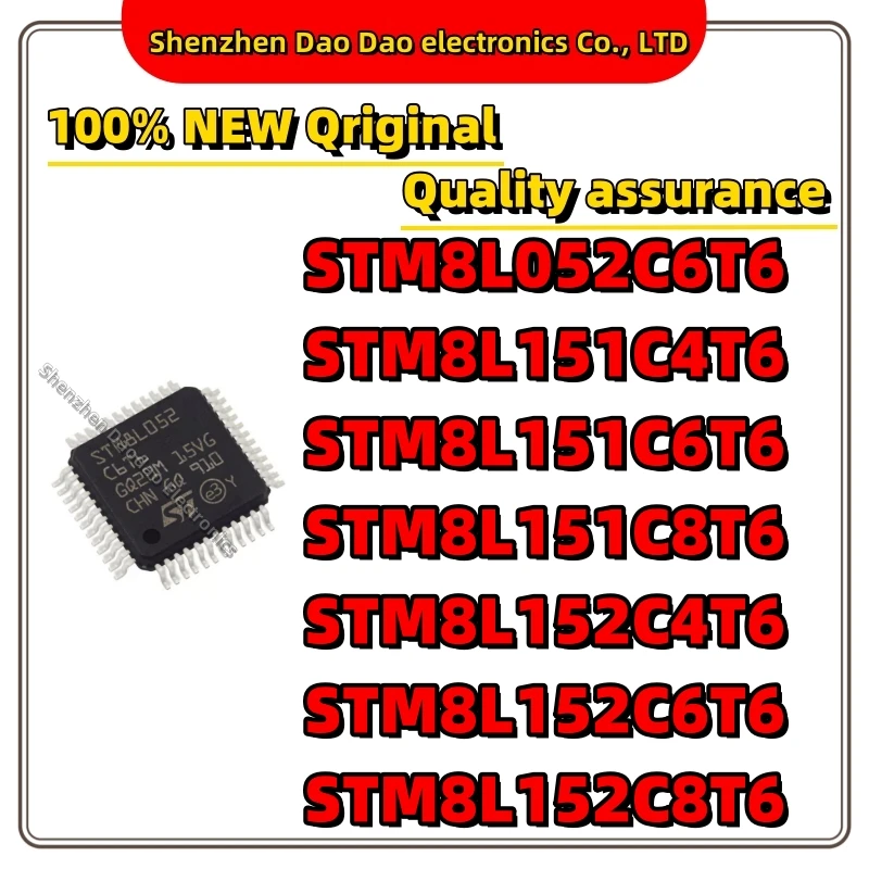 

STM8L052C6T6 STM8L151C4T6 STM8L151C6T6 STM8L151C8T6 STM8L152C4T6 STM8L152C6T6 STM8L152C8T6 IC MCU Chip LQFP New original