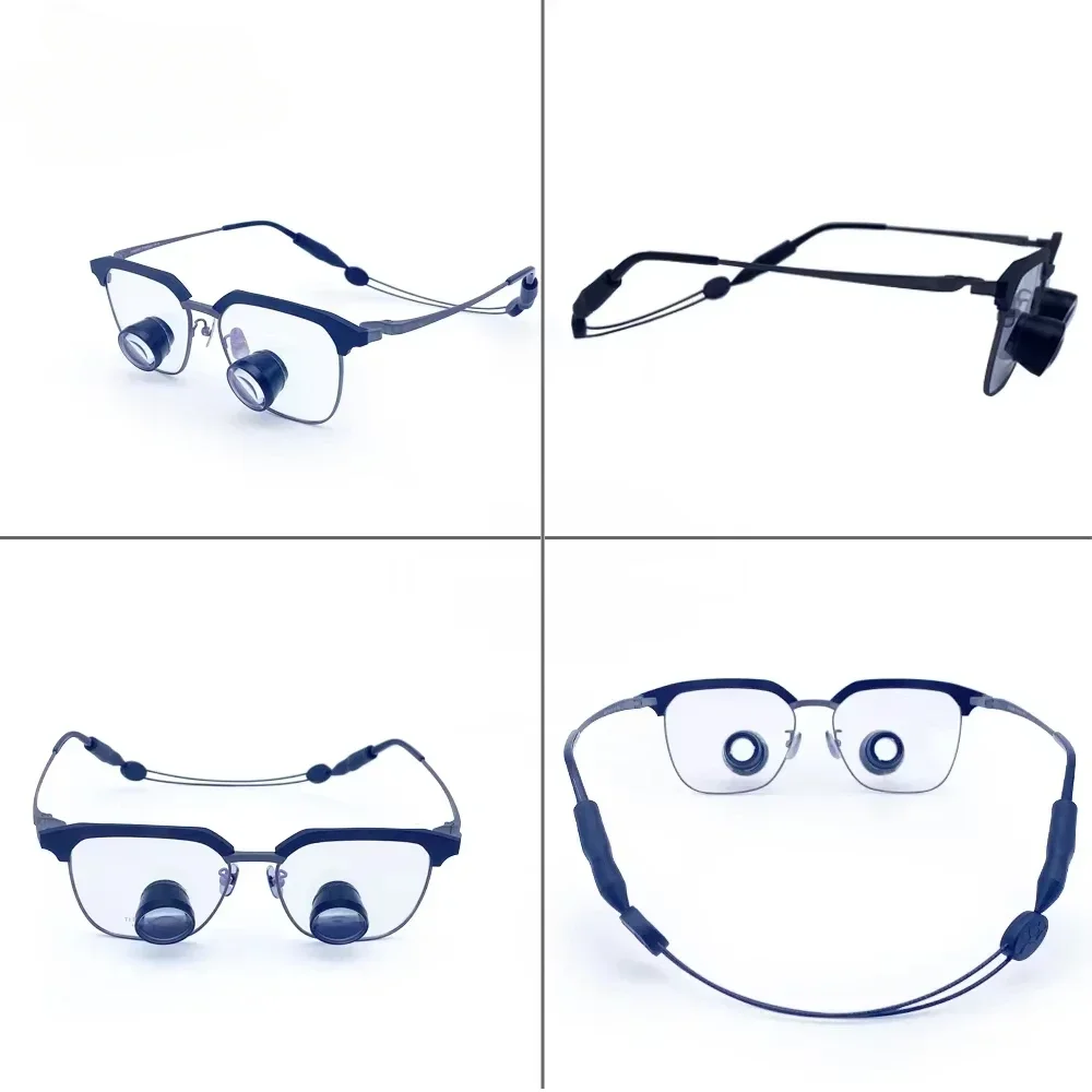 Safebond 2.5x TTL Binocular Loupe Ultra-Light Dentals Medical Surgicals Loupes Made Durables Metal Plastic Manual Electric Power