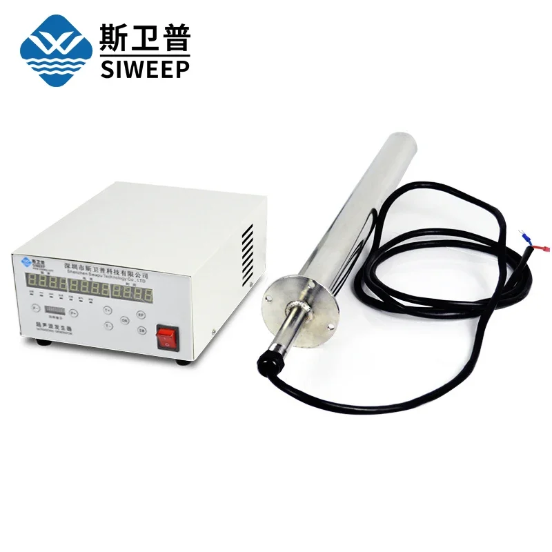 28K Ultrasonic Pulverizer Rod Vibrator Stick Sonic Probe Liquid Mixer Defoamer Dissolving Industry Ultrasonic Cleaner Machine