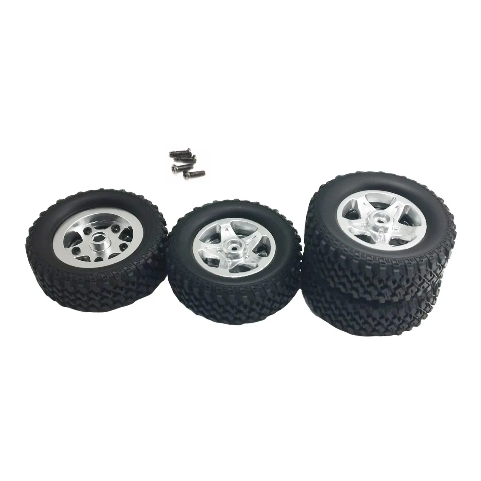4 pezzi di ricambio in gomma per ruote e pneumatici per auto RC per auto RC MN82S MN82 1/12