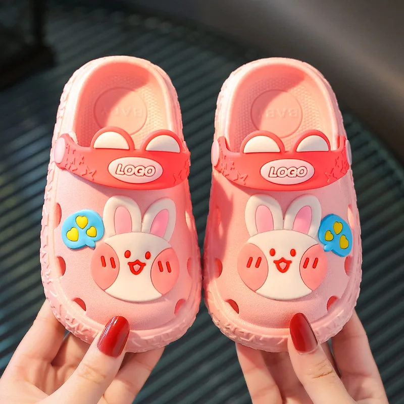 

Summer Children Sandals Baby Garden Shoes Kids Boy Girls Cute Cartoon Animals Sandal Babies Slippers Toddler Breathable Shoe