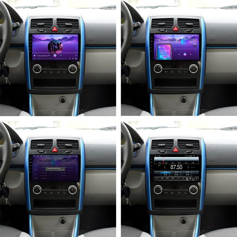 Android Car DVD For Baic E130 E150 EV160 EV200 Senova D20 2016-2017 Car Radio Multimedia Video Player Navigation GPS Android