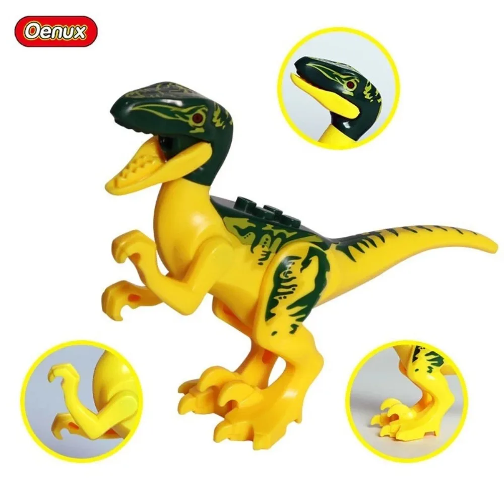 Dino World Brachiosaurus Kits de construction Bolcks briques dinosaures figurines Raptor dinosaures parc jouets cadeaux blocs de construction