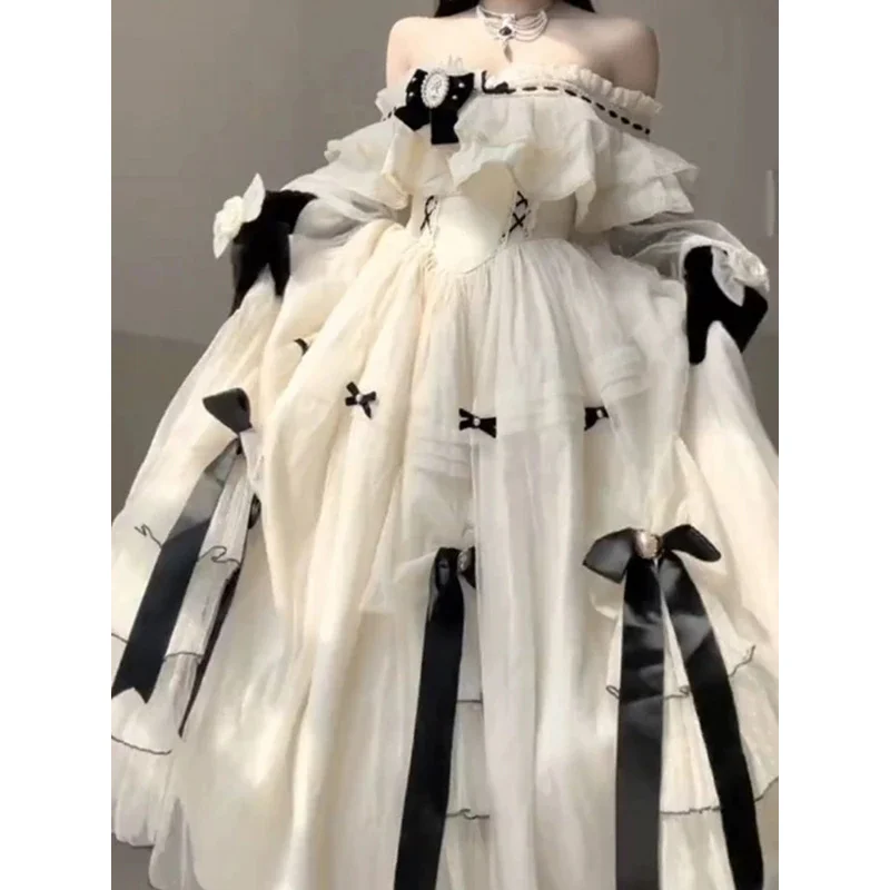 

Elegant and Sweet Miss Generative Color Heavy Industry Lolita Dress Women's Wonderful Lolita Escaping Princess Dress