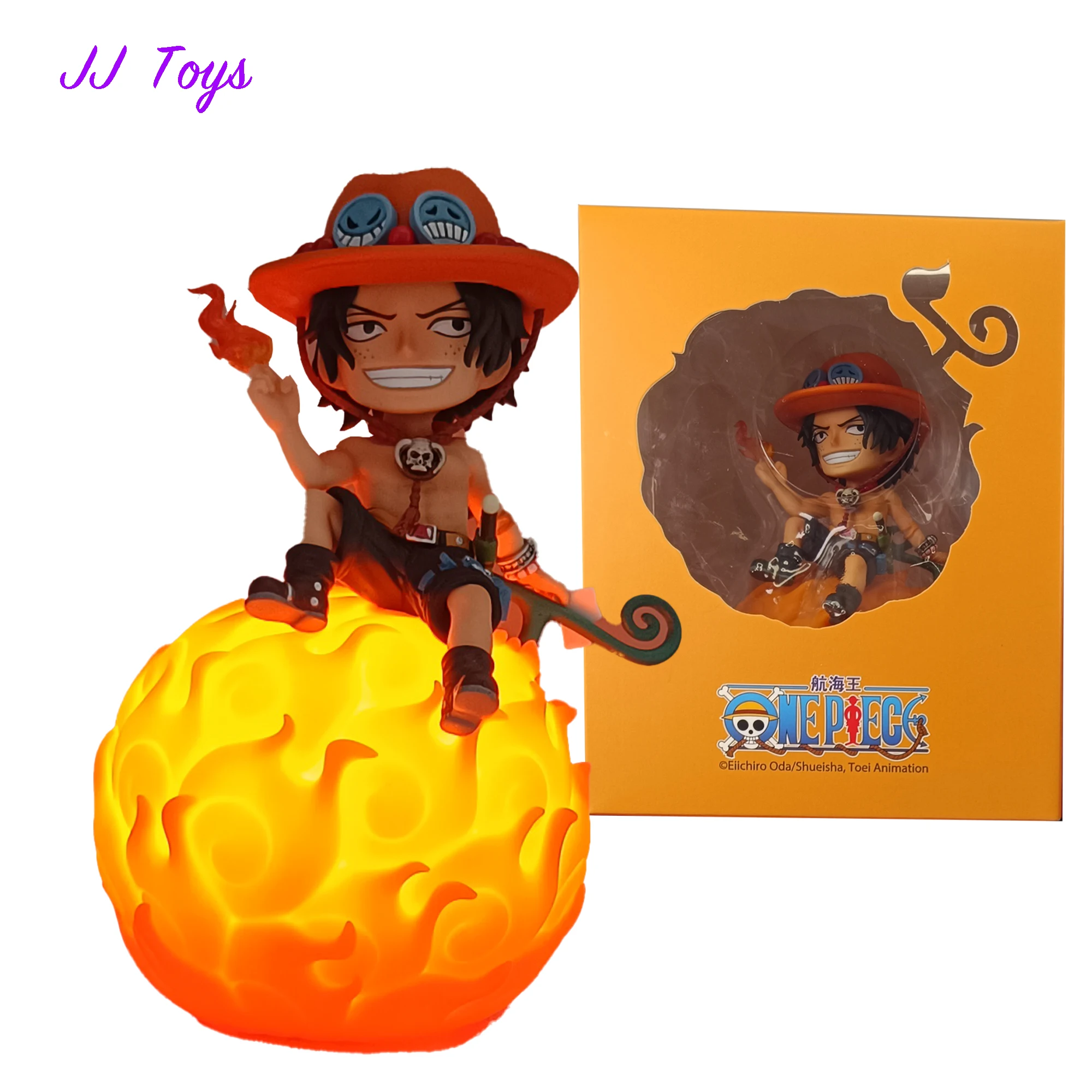 Figurki anime One Piece, 12 cm, Owoc Diabła Ace, figurka akcji, model, lalka, kolekcja zabawek, prezenty