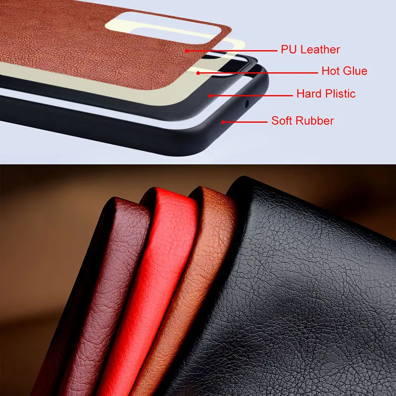 Case for Xiaomi 13 Lite funda classic premium durable pu leather cover for xiaomi 13 lite case coque