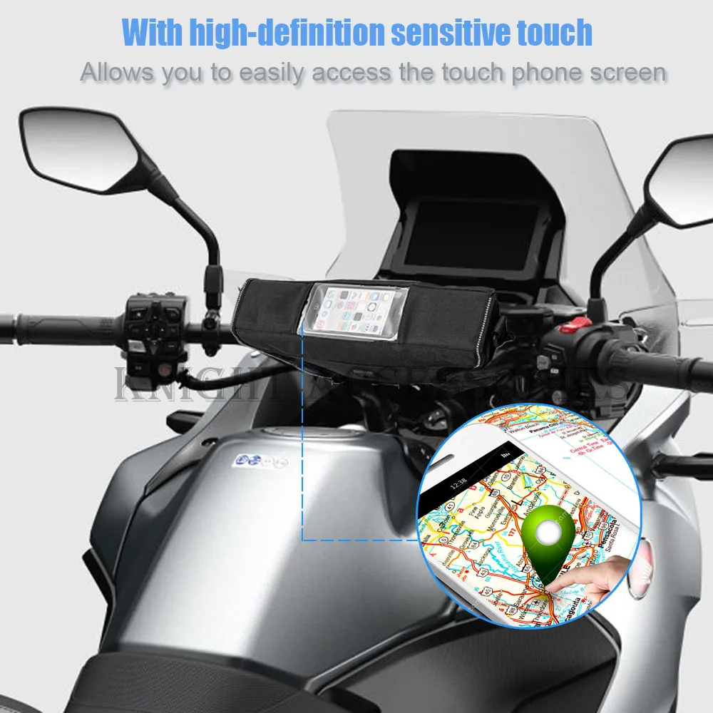 Motorcycle Accessories Waterproof Bag Storage Handlebar bag Travel Tool bag For Honda Varadero XL1000 VFR1200X VFR 1200 X NC700X