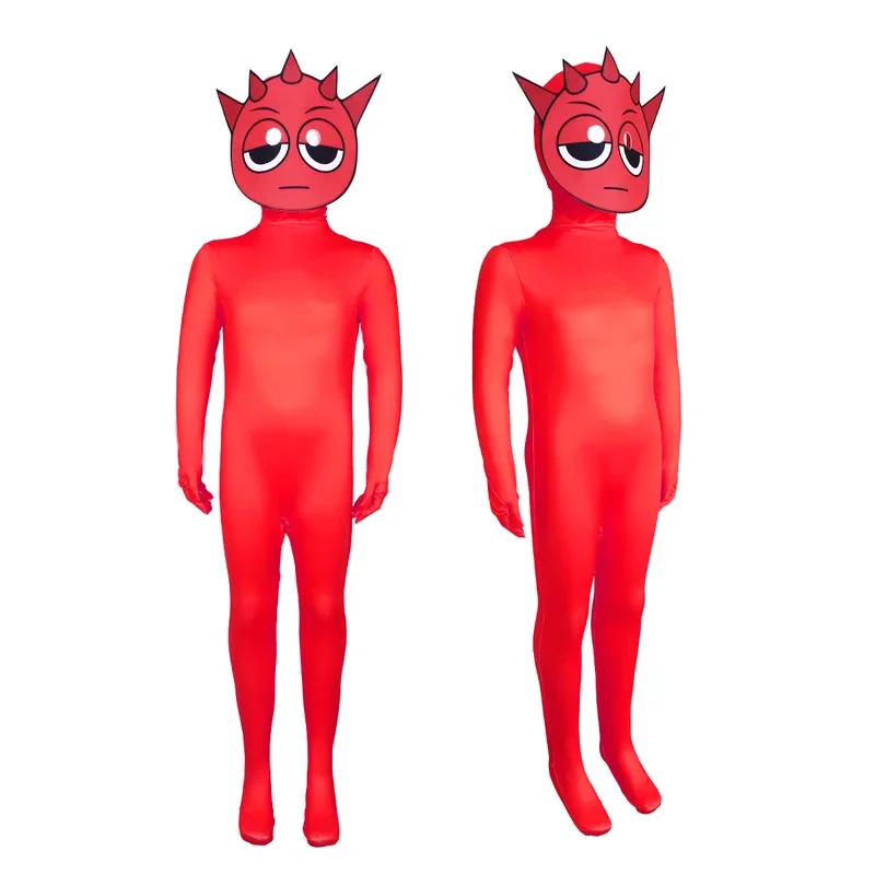 

EE01 Новый продукт через границу Sprunki, плюшевая ритм-коробка, одежда для косплея, игровая периферия, облегающая одежда, 0Ww