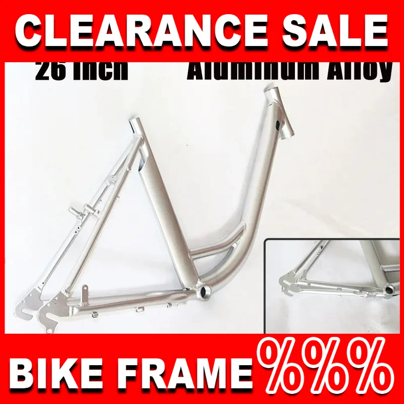 

Firm City Bike Frame for 26Inch Wheel Original Electric Bicycle Frameset 135MM Dropout Women Man Bike Accessories Rim Brake