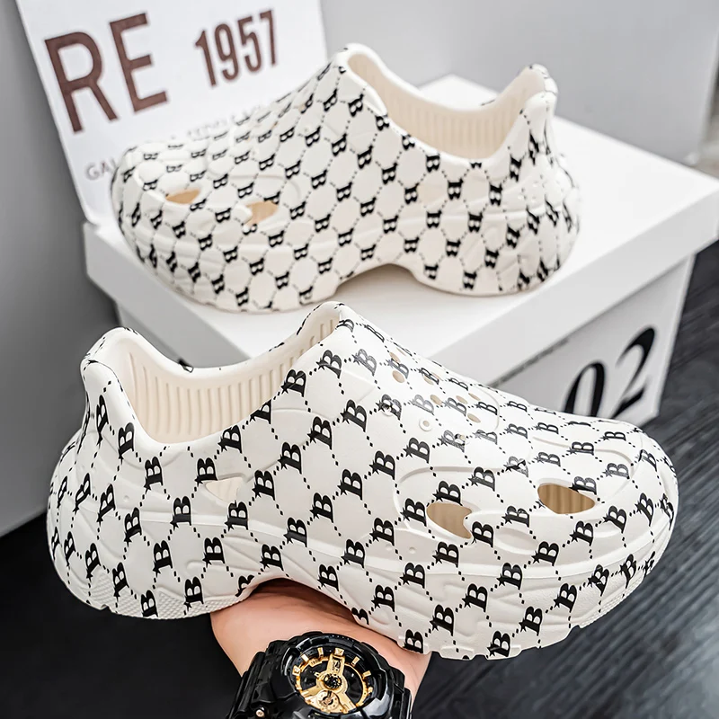 

Yezzy Slide, высококачественные тапочки из ЭВА на мягкой толстой подошве, женские летние модные тапочки, домашние домашние сандалии, мужская пляжная обувь