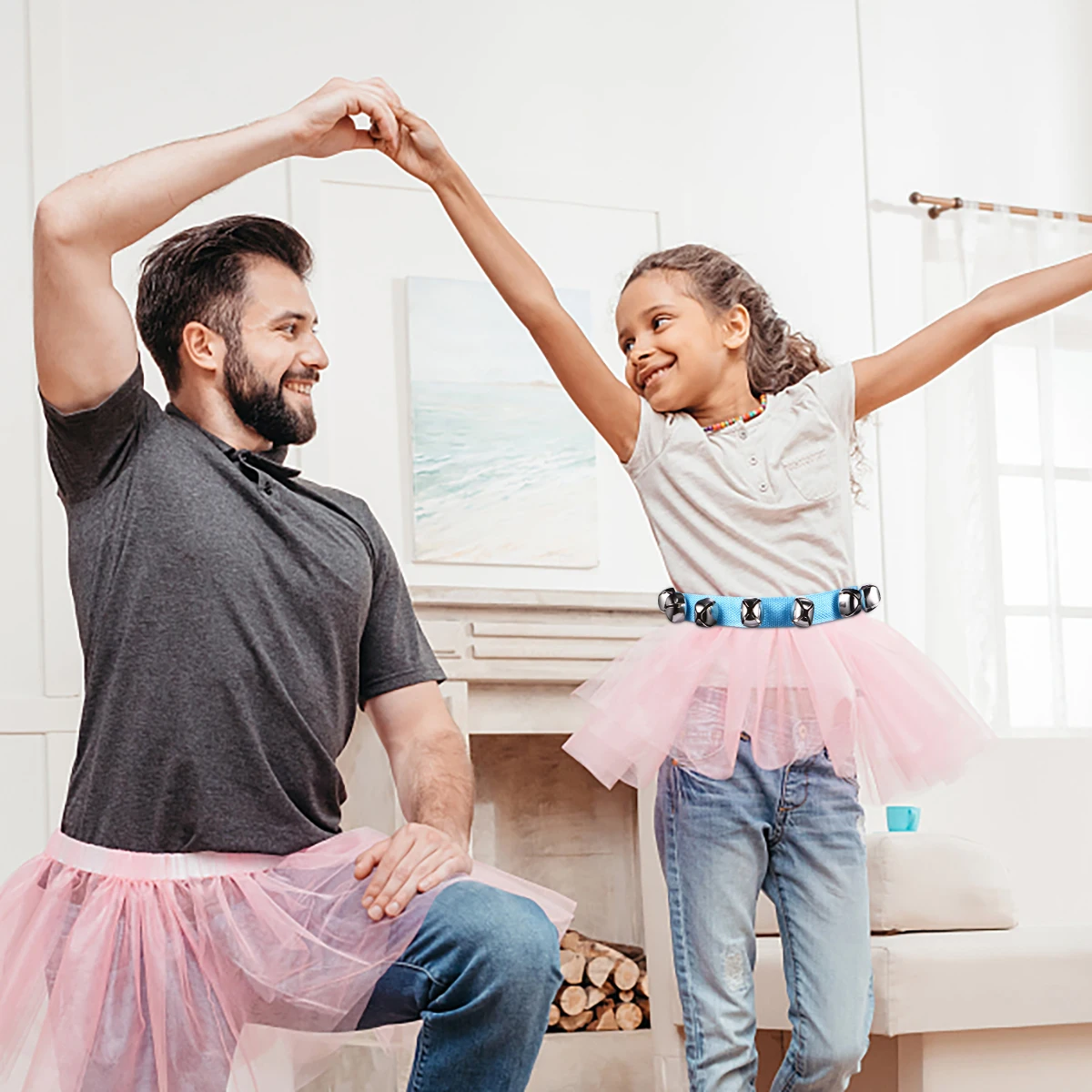 

1Pcs Dance Waist Bell Early Education Bell Compact Strong Percussion Instrument Flexible Design Easy to Wear for Kids