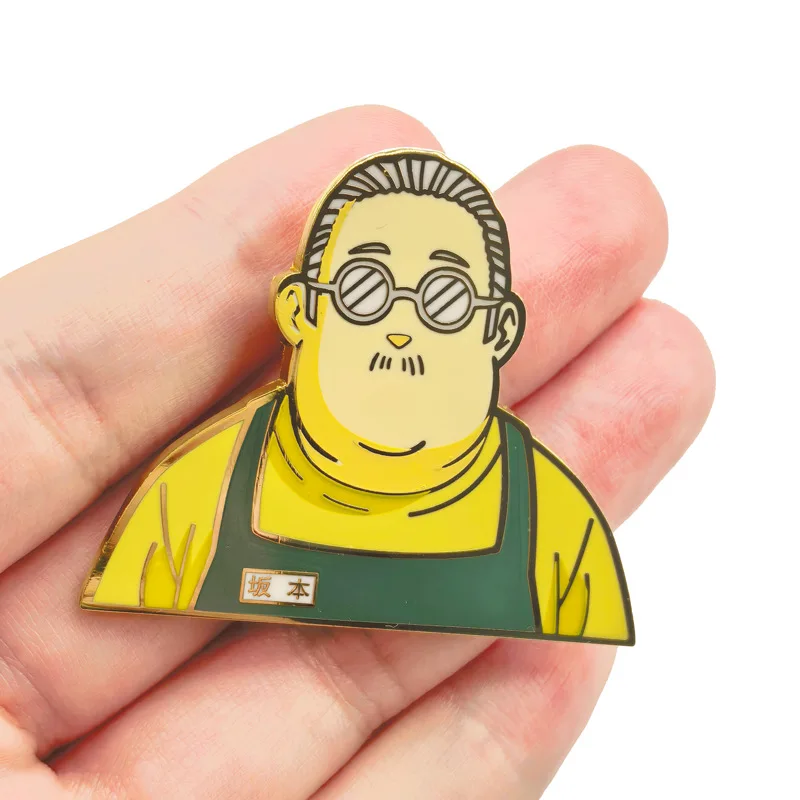 Multi-style Trendy Casual Man Metal Brooch Simple Male Character Decor Enamel Lapel Badge Teen Backpack Accessory Pins
