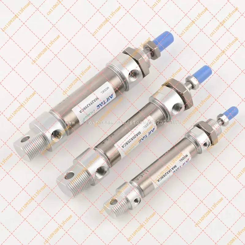 MA Series Stainless Steel Mini Cylinder | Pneumatic Components (Multiple Stroke Lengths Available)