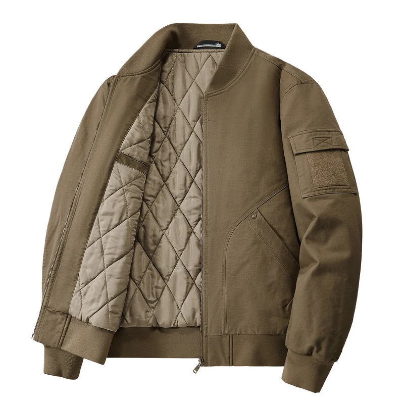 

Верхняя одежда, однотонные зимние хлопковые парки Roupas Masculinas, качественная ветрозащитная удобная утолщенная теплая мужская одежда, горячая молния