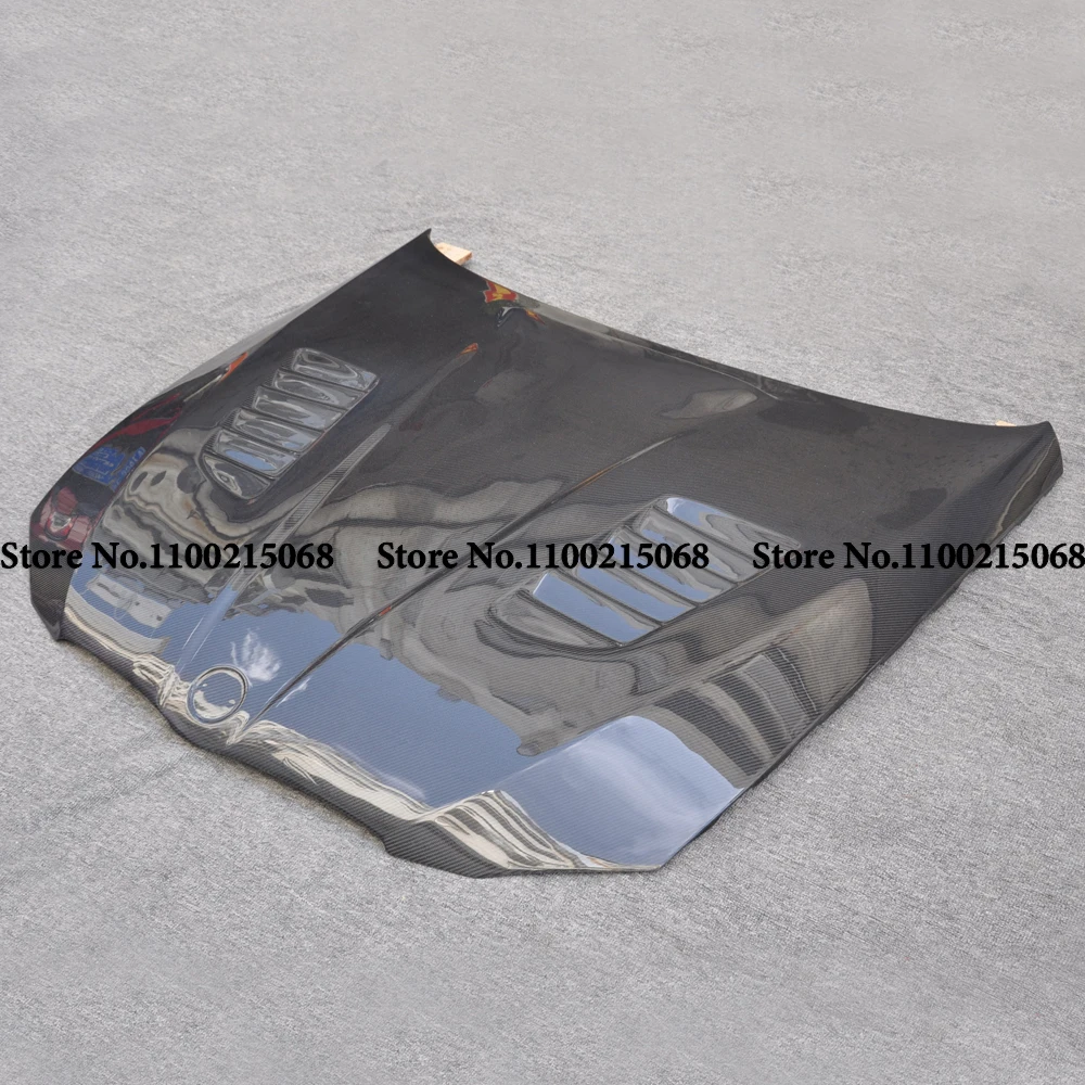 For BMW 3 Series E92 LCI 2011-2013 Carbon Fiber Front Bonnet Cover V Style Hood Auto Tuning